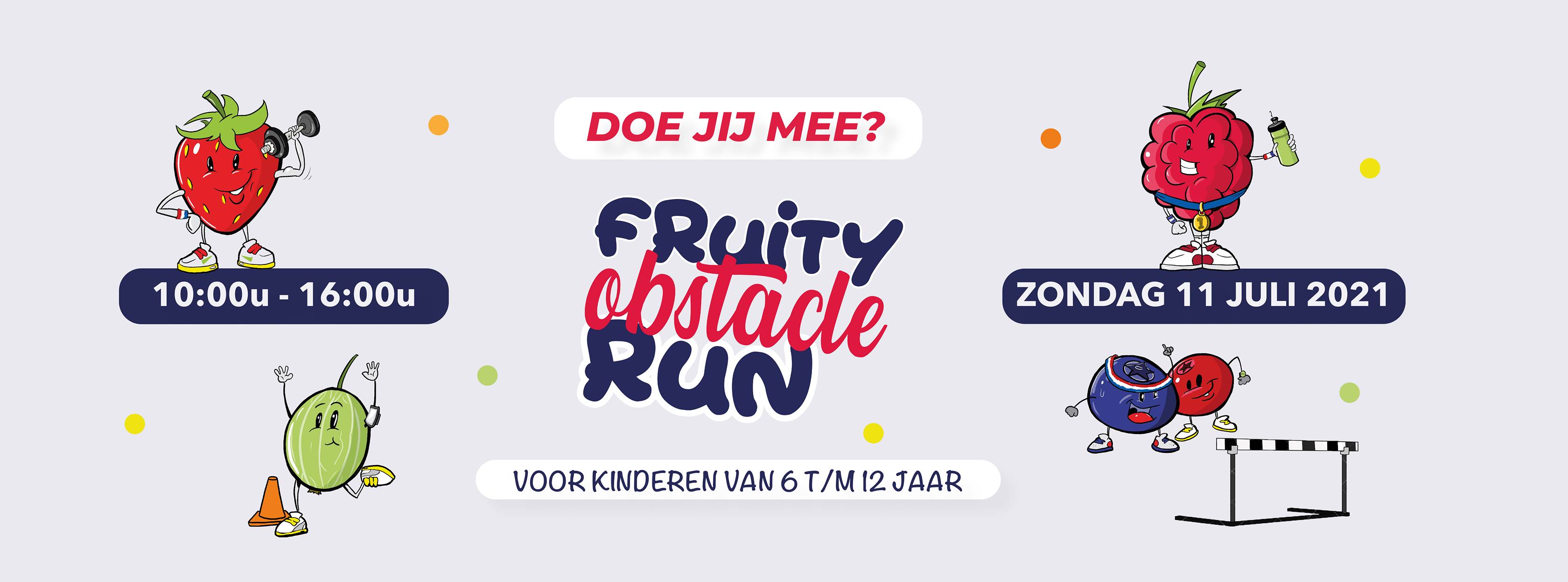 Vera’s Vettige Vijf krijgt een vervolg: de Fruity Obstacle Run!