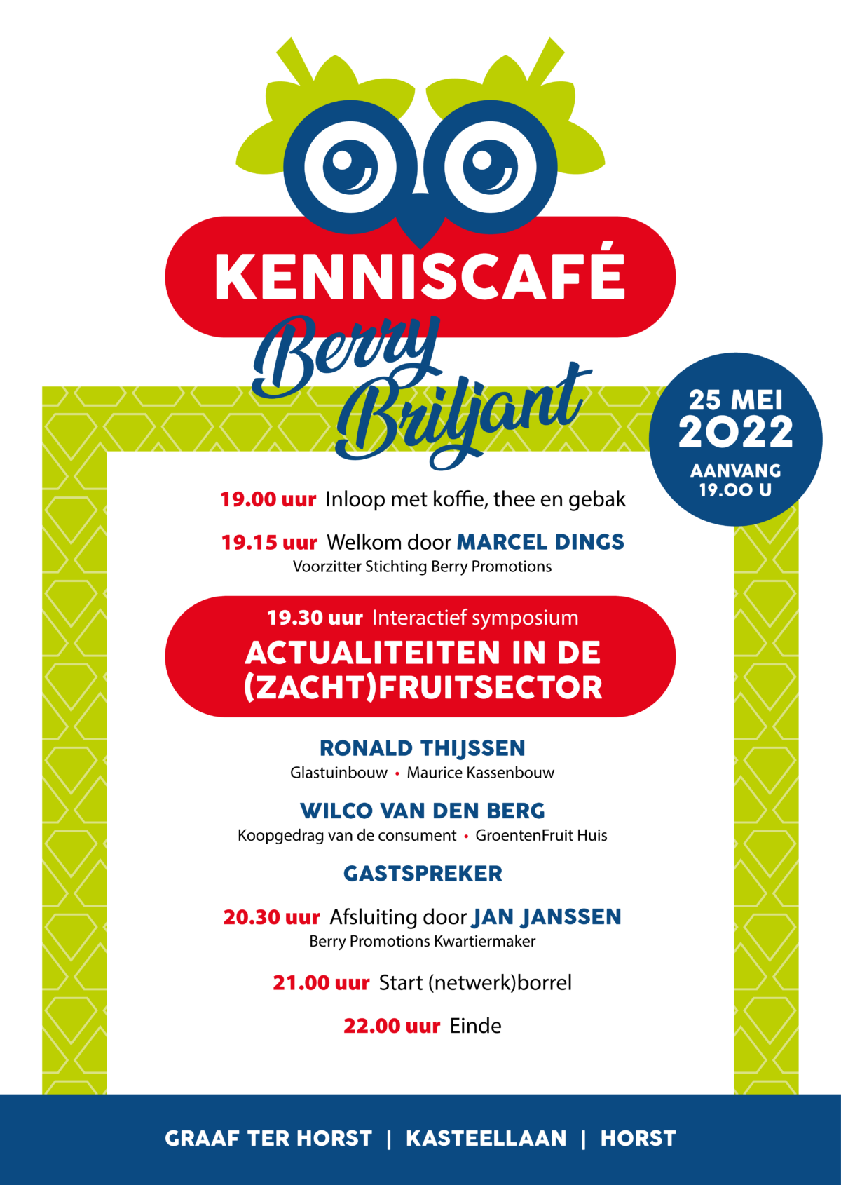 BERRY BRILJANT KennisCafé - 25 mei